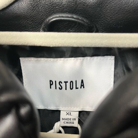 Pistola Revolve Callisto Faux Leather Reversible Jacket and Vest XL NWT - Picture 11 of 13